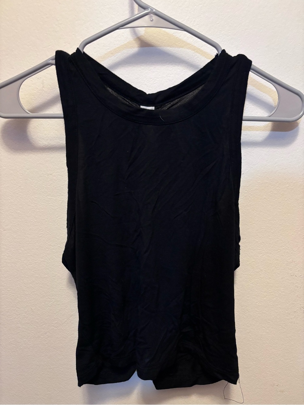 meraki Black Sleeveless Tank Top